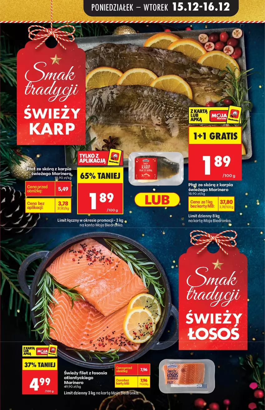 Gazetka promocyjna Biedronka - od Poniedziałku - ważna 15.12 do 21.12.2025 - strona 5 - produkty: Fa, Karp, LG, Sos