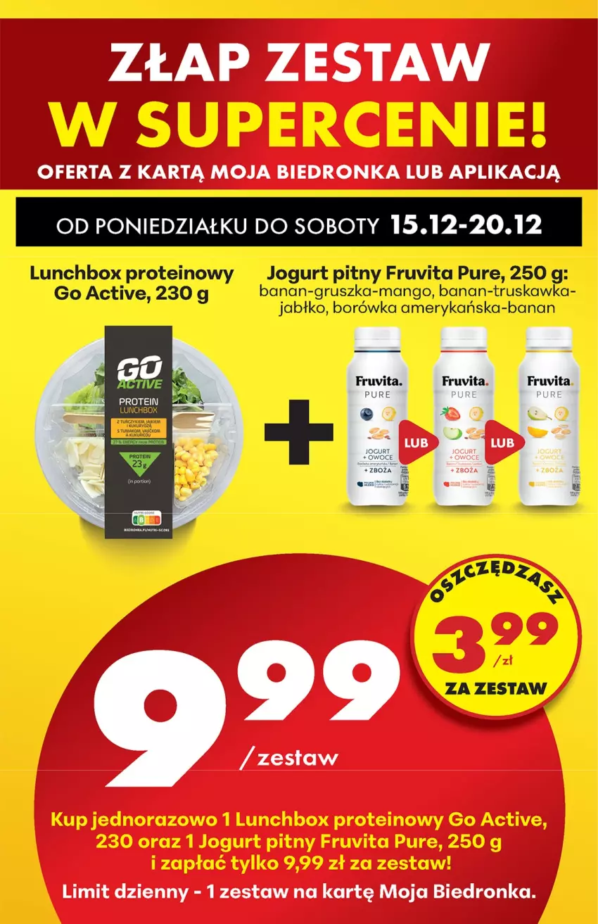 Gazetka promocyjna Biedronka - od Poniedziałku - ważna 15.12 do 21.12.2025 - strona 84 - produkty: Borówka, Borówka amerykańska, Jogurt, Jogurt pitny, Mango, Pur