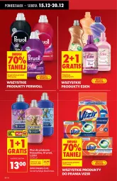 Gazetka promocyjna Biedronka - od Poniedziałku - Gazetka - ważna od 21.12 do 21.12.2025 - strona 20 - produkty: Coccolino, Vizir, Płyn do płukania, Perwoll