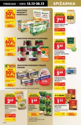 Gazetka promocyjna Biedronka - od Poniedziałku - Gazetka - ważna od 21.12 do 21.12.2025 - strona 42 - produkty: Kurczak, Majonez, Krakus, Ser, Gra, Królewski, Rama, Zupa, Papryka, Bonduelle, Rosół wołowy, Bulion, Winiary, Czosnek, Ananas, Lion, Przyprawy, Szynka, Rosół drobiowy, Pieprz, Rosół, Syrop, Tuńczyk, Gala, Kamis, Kukurydza, Fa