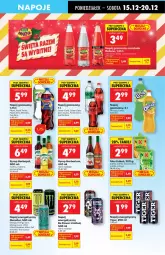 Gazetka promocyjna Biedronka - od Poniedziałku - Gazetka - ważna od 21.12 do 21.12.2025 - strona 49 - produkty: Mus, 7up, Napój energetyczny, Mirinda, Coca-Cola, Napoje, Pepsi, Tiger, Napój gazowany, Syrop, Fanta, Kubuś, Sprite, Mango, Napój, Herbapol, Fa