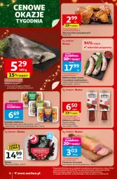 Gazetka promocyjna Auchan - Święta jak babcię kocham Supermarket - Gazetka - ważna od 26.11 do 26.11.2025 - strona 4 - produkty: Kurczak, Polędwica, Halibut, Sos, Tusz, Maliny, Krajanka śledziowa, Kiełbasa biała, Kabanos, Grill, Kiełbasa