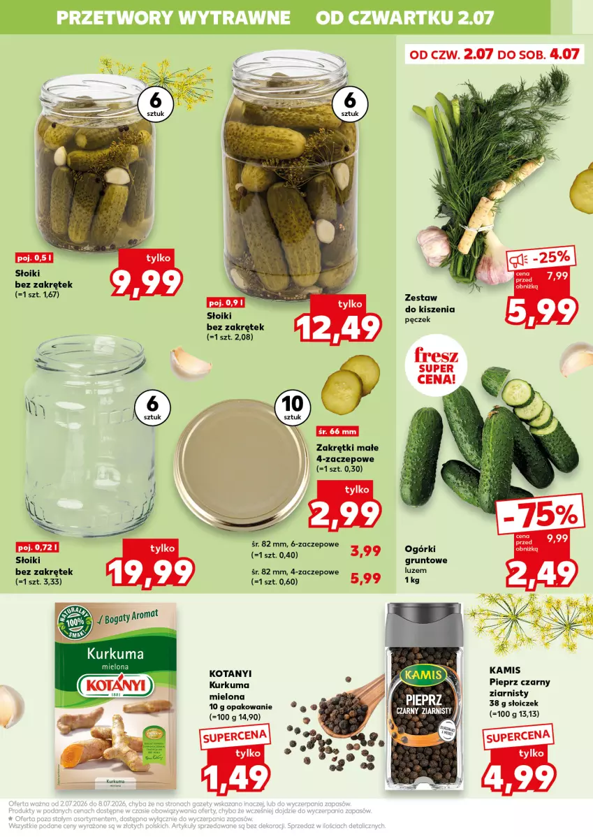 Gazetka promocyjna Kaufland - Kaufland - ważna 02.07 do 08.07.2026 - strona 13 - produkty: Grunt, Kamis, Kurkuma, Pieprz