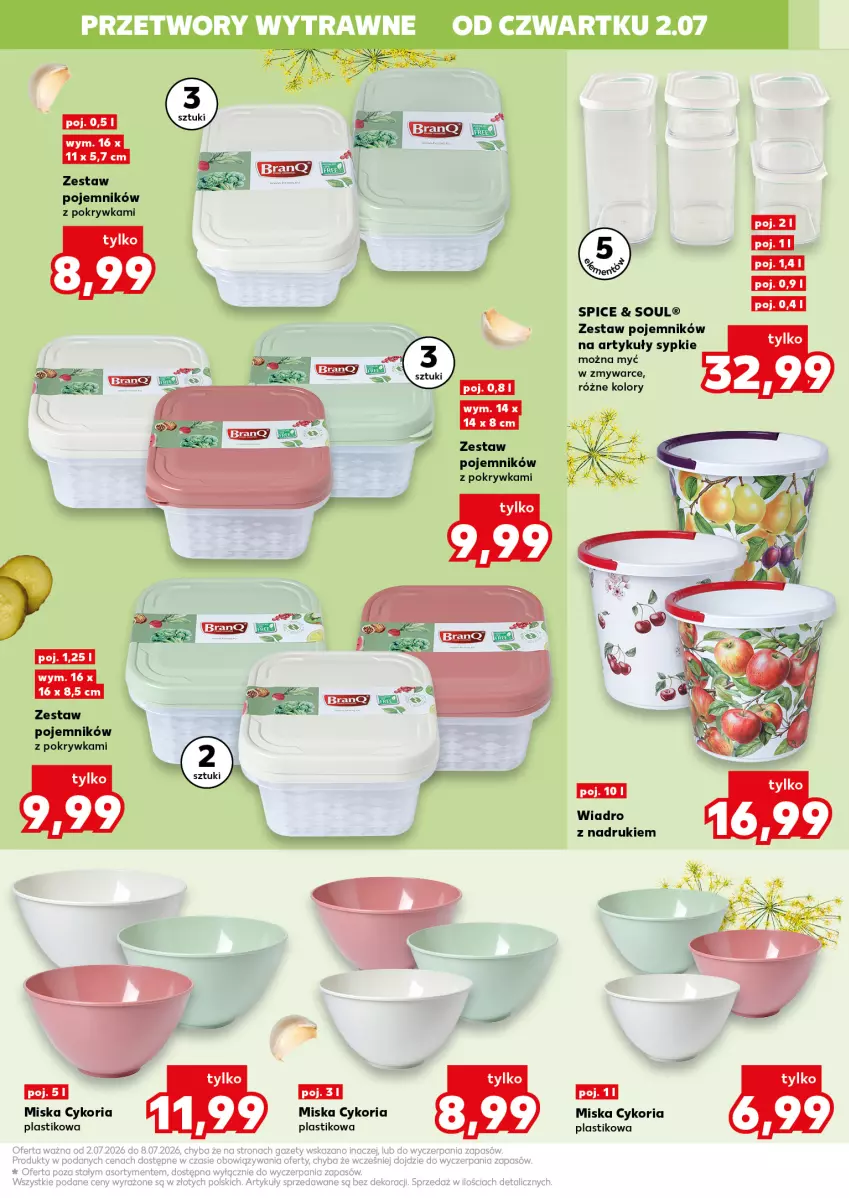 Gazetka promocyjna Kaufland - Kaufland - ważna 02.07 do 08.07.2026 - strona 19 - produkty: Miska, Pojemnik, Por, Wiadro