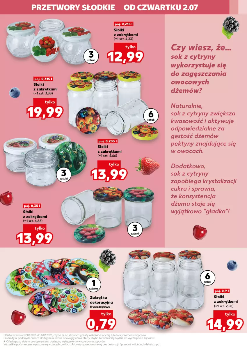 Gazetka promocyjna Kaufland - Kaufland - ważna 02.07 do 08.07.2026 - strona 3 - produkty: Cytryny, Dżem, Sok