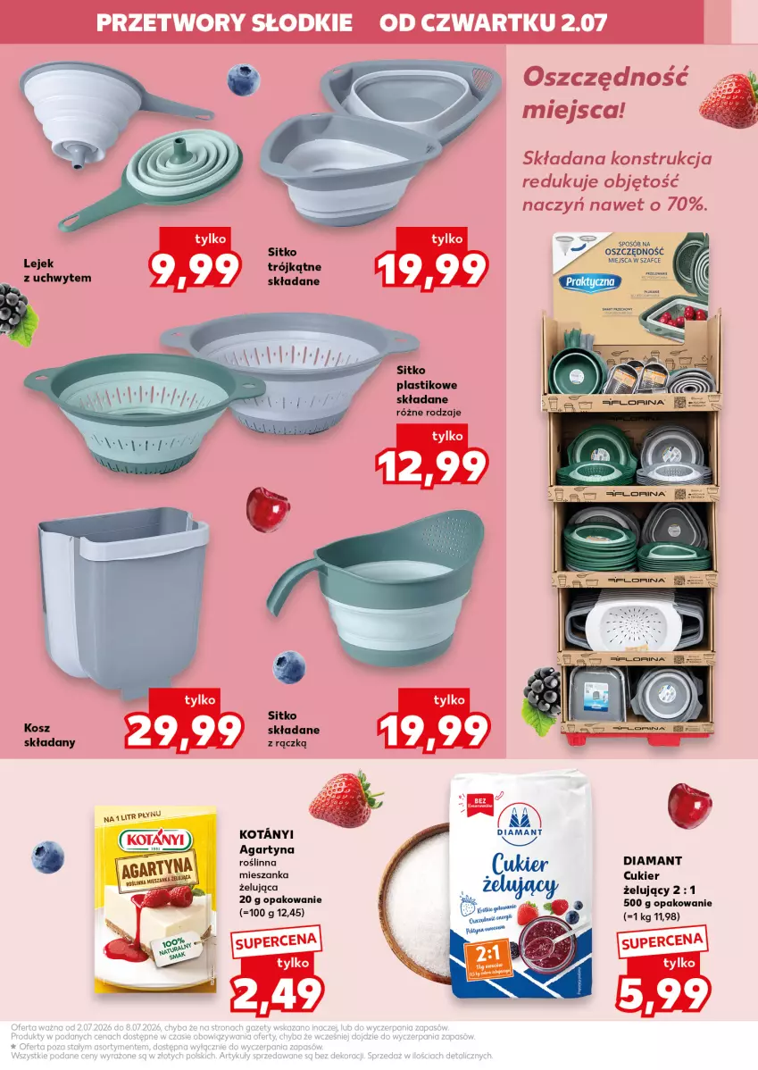 Gazetka promocyjna Kaufland - Kaufland - ważna 02.07 do 08.07.2026 - strona 9 - produkty: Cukier, Diamant, Kosz, Sitko