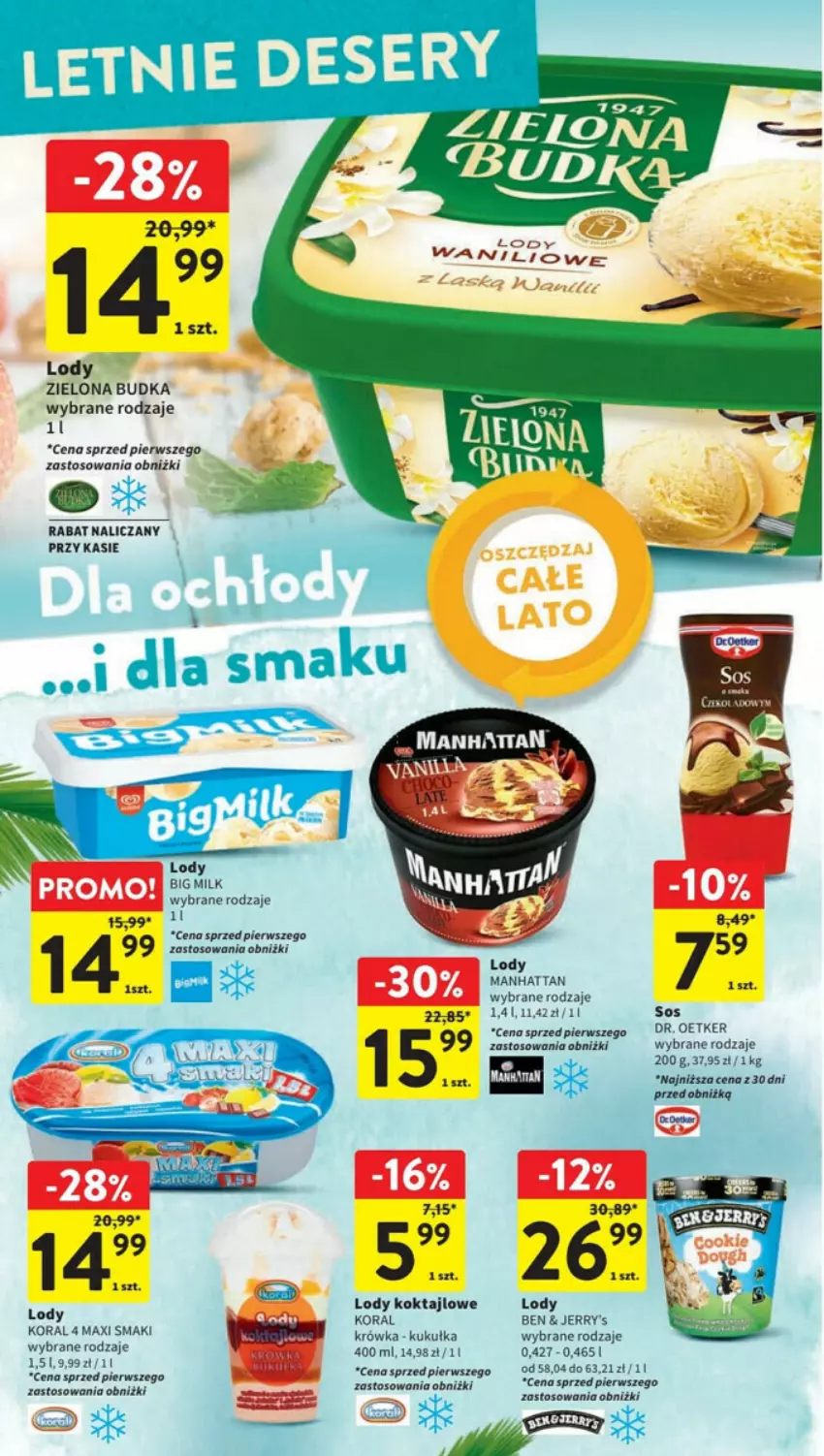 Gazetka promocyjna Intermarche - ważna 10.08 do 16.08.2023 - strona 19 - produkty: Big Milk, Lody, Oral B, Zielona Budka