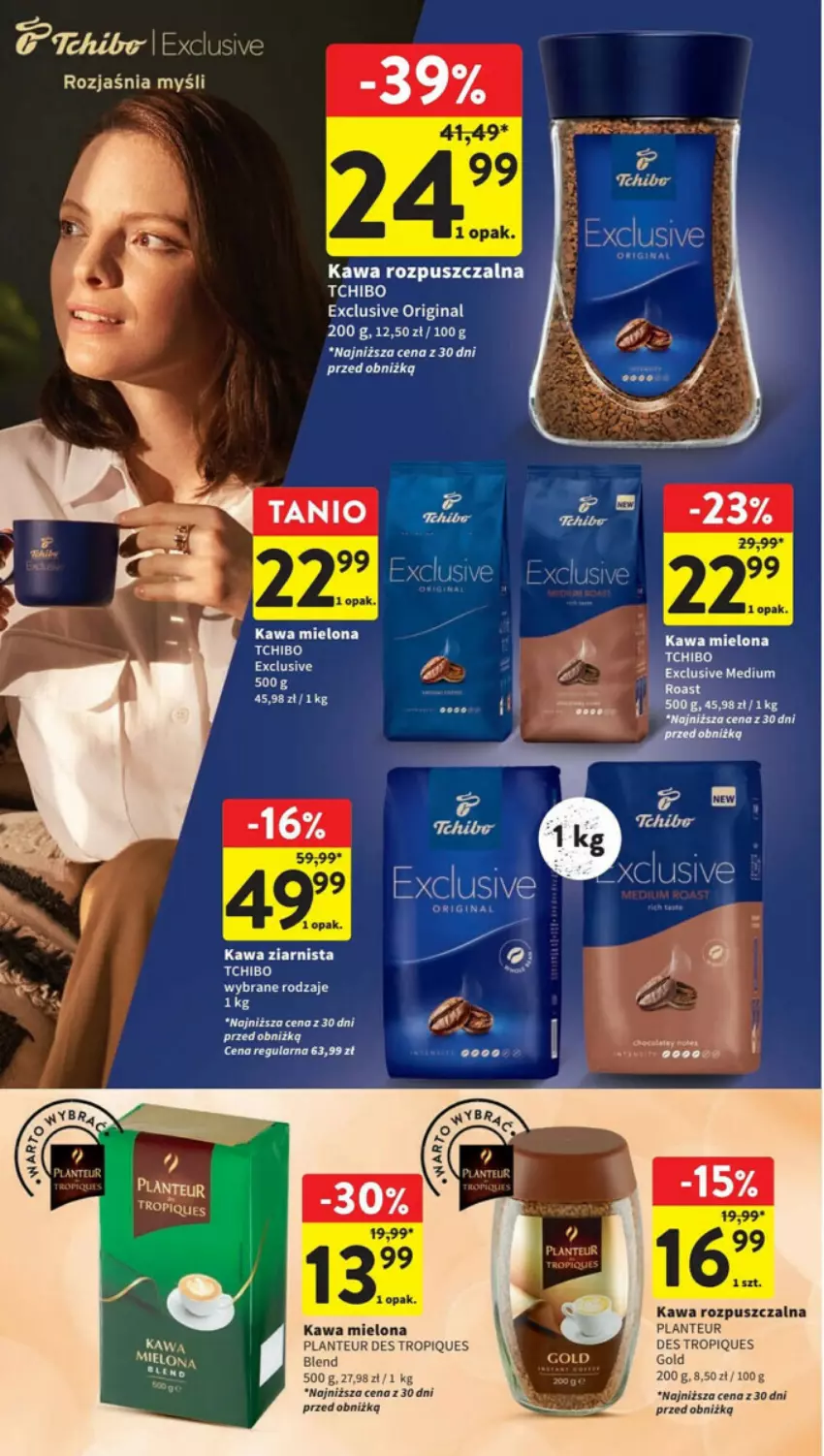 Gazetka promocyjna Intermarche - ważna 10.08 do 16.08.2023 - strona 21 - produkty: Gin, Kawa, Kawa mielona, Kawa rozpuszczalna, Kawa ziarnista, Tchibo