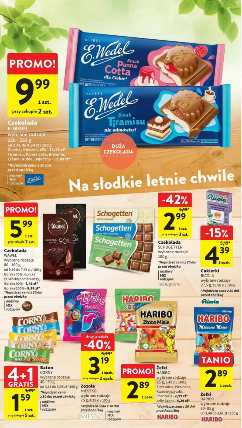 Gazetka promocyjna Intermarche - ważna 10.08 do 16.08.2023 - strona 24 - produkty: Baton, Cukier, Cukierki, Czekolada, Haribo, Jelly beans, Wawel