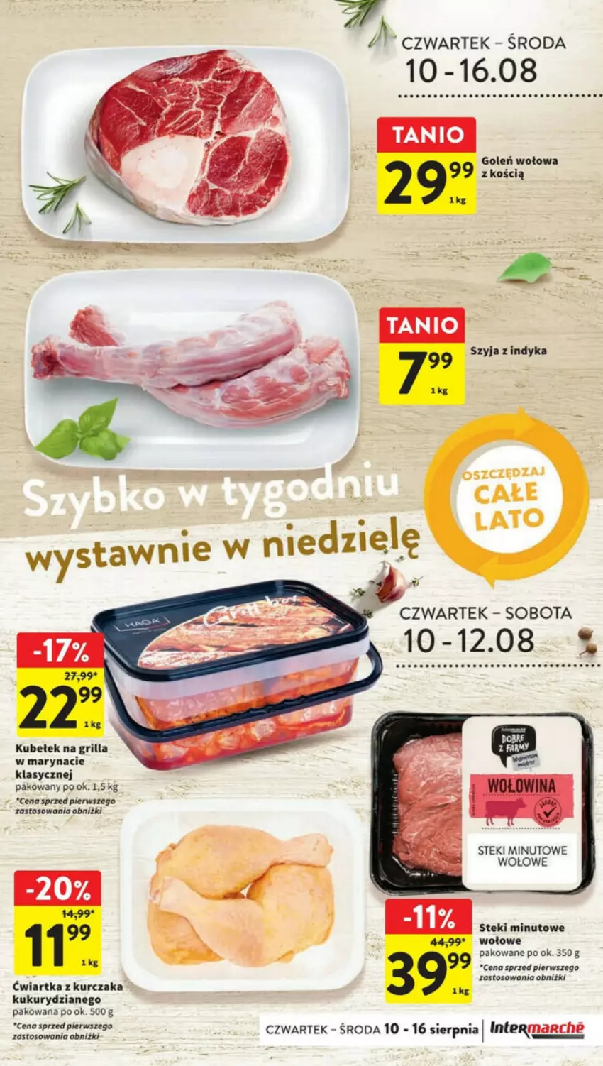 Gazetka promocyjna Intermarche - ważna 10.08 do 16.08.2023 - strona 9 - produkty: Grill, Kurczak, Stek