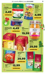 Gazetka promocyjna Netto - Artykuły spożywcze - Gazetka - ważna od 23.11 do 23.11.2022 - strona 11 - produkty: Makaron, Ryż, Inka, Kawa ziarnista, Kuchnia, Saga, Kawa, Herbata czarna, Miód, Tuńczyk, Dzieci, Babka, Herbata, Olej, Psi Patrol, Ryż biały