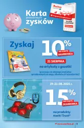 Gazetka promocyjna Auchan - Rysują się kolorowe sny Hipermarkety - Gazetka - ważna od 25.08 do 25.08.2021 - strona 3 - produkty: Rust, Telewizor