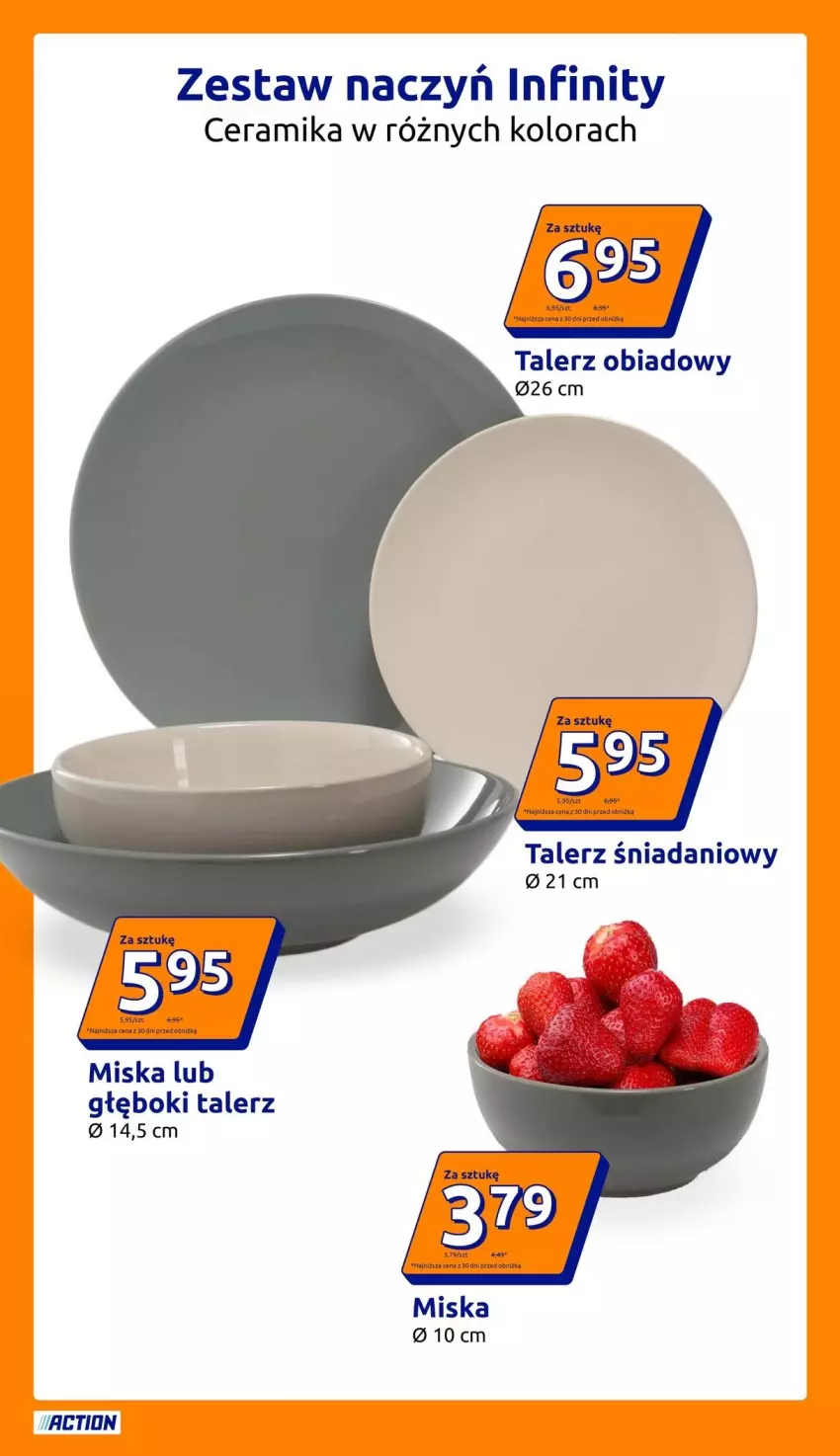 Gazetka promocyjna Action - Gazetka tydzień 33 2026 - ważna 12.08 do 18.08.2026 - strona 23 - produkty: Danio, Miska, Talerz, Talerz obiadowy