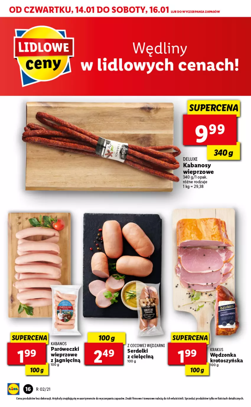 Gazetka promocyjna Lidl - GAZETKA - ważna 14.01 do 16.01.2021 - strona 16