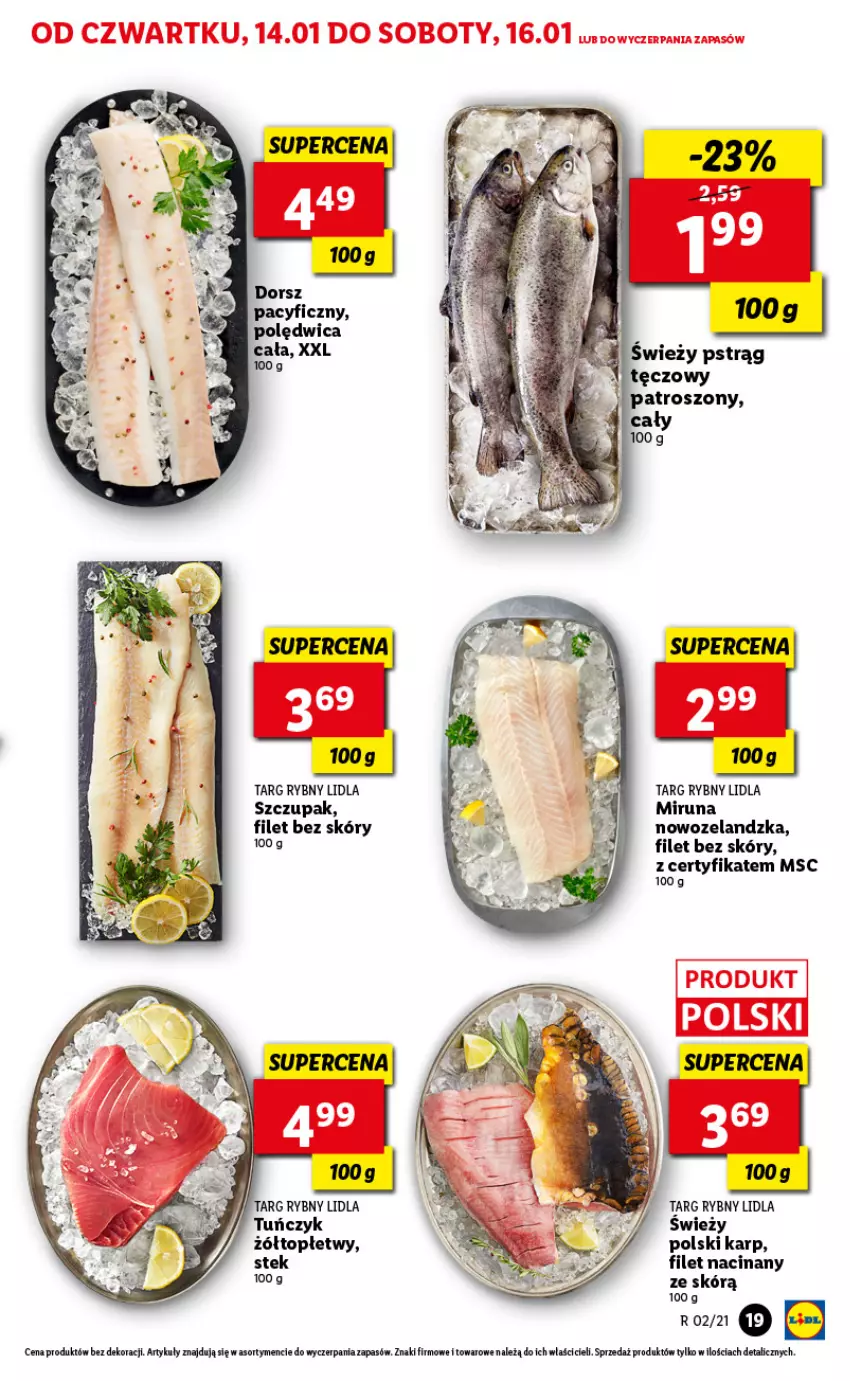 Gazetka promocyjna Lidl - GAZETKA - ważna 14.01 do 16.01.2021 - strona 19