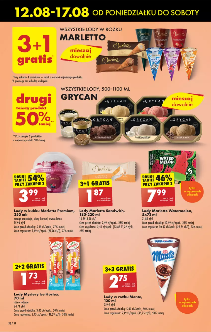 Gazetka promocyjna Biedronka - Od poniedzialku - ważna 12.08 do 17.08.2024 - strona 40 - produkty: Gra, Gry, Lody, Mango, Monte, Owoce