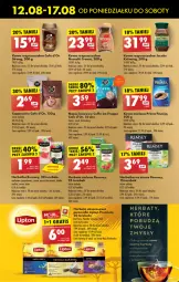 Gazetka promocyjna Biedronka - Od poniedzialku - Gazetka - ważna od 17.08 do 17.08.2024 - strona 47 - produkty: Torebka, Earl Grey, Kawa rozpuszczalna, Por, Gra, Kawa mielona, Kawa, Lipton, Prima, Aronia, Owoce, Cappuccino, Jacobs, Herbata, Napój, Fa