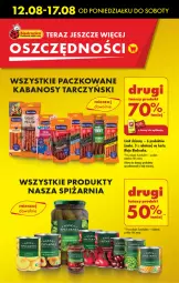 Gazetka promocyjna Biedronka - Od poniedzialku - Gazetka - ważna od 17.08 do 17.08.2024 - strona 5 - produkty: Tera, Kabanos