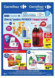 Gazetka promocyjna Carrefour - Gazetka - ważna od 30.06 do 30.06.2024 - strona 1 - produkty: Chipsy, Fanta, Ariel, Kapsułki do prania, Sprite, Fa