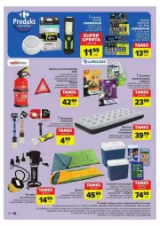 Gazetka promocyjna Carrefour - Gazetka - ważna od 30.06 do 30.06.2024 - strona 15 - produkty: Por, Gra, Gaśnica, Wieszak, Lodówka, Materac, Tera, Pompka, Sport, Trójkąt ostrzegawczy