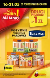Gazetka promocyjna Biedronka - W tym tygodniu PN - Gazetka - ważna od 21.05 do 21.05.2022 - strona 5 - produkty: Kurczak, Por, Parówki, Tarczyński