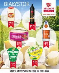 Gazetka promocyjna Selgros - Oferta Regionalna Białystok - Gazetka - ważna od 13.07 do 13.07.2022 - strona 1 - produkty: Piec, Majonez, Sos, Tran, Oleo, Kefir, Gyros, Mleko, Fa
