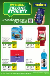 Gazetka promocyjna Makro - Kupujesz więcej płacisz mniej - Gazetka - ważna od 19.02 do 19.02.2024 - strona 1 - produkty: Ketchup, Ser, Napój izotoniczny, Mleko zagęszczone, Oshee, Pudliszki, Napój, Milka, Mleko
