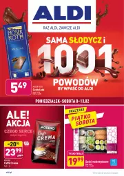 Gazetka promocyjna Aldi - ALE! CENA - Gazetka - ważna od 13.02 do 13.02.2021 - strona 1 - produkty: Ser, Tera, Czekolada, Sushi, Moser Roth