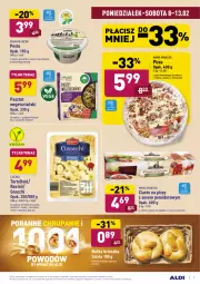 Gazetka promocyjna Aldi - ALE! CENA - Gazetka - ważna od 13.02 do 13.02.2021 - strona 7 - produkty: Piec, Tortelloni, Sos, Ser, Por, Gra, Salami, Gnocchi, Prosciutto, Pasztet, Tera, Pesto, Pizza, Bułka brioszka, Bazyl, Bułka, Szpinak