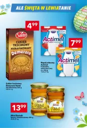 Gazetka promocyjna Lewiatan - Gazetka - ważna od 02.04 do 02.04.2025 - strona 17 - produkty: Por, Cukier, Actimel, Sante, Miód, Napój mleczny, Cukier trzcinowy, Napój
