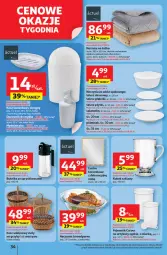 Gazetka promocyjna Auchan - Pewność niskich cen Hipermarket - Gazetka - ważna od 24.09 do 24.09.2025 - strona 34 - produkty: Warzywa, Ser, Por, Grzyby, Salaterka, Pojemnik, Talerz, Talerz deserowy, Butelka ze spryskiwaczem, Narzuta, Naczynie żaroodporne, Kubek, Deser, Talerz głęboki