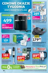 Gazetka promocyjna Auchan - Pewność niskich cen Hipermarket - Gazetka - ważna od 24.09 do 24.09.2025 - strona 38 - produkty: Brita Maxtra, Dzbanek filtrujący, Teleskop, Odkurzacz, Top, Pur, Dzbanek, Blender, Rura, Maszynka do mielenia, Brit, Czajnik, Kosz, Szynka, Tefal, Maszynka, Zelmer, Bosch, Brita, Orka, Fa