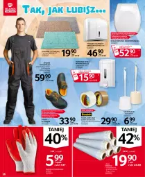 Gazetka promocyjna Selgros - Oferta przemysłowa - Gazetka - ważna od 18.08 do 18.08.2021 - strona 28 - produkty: Deska sedesowa, Papier, Dywanik, Buty, Szczotka, Tran, Wełna, Rękawice, Ręcznik, Spodnie, Półbuty, Dozownik, Waga, Dozownik mydła, Dywan