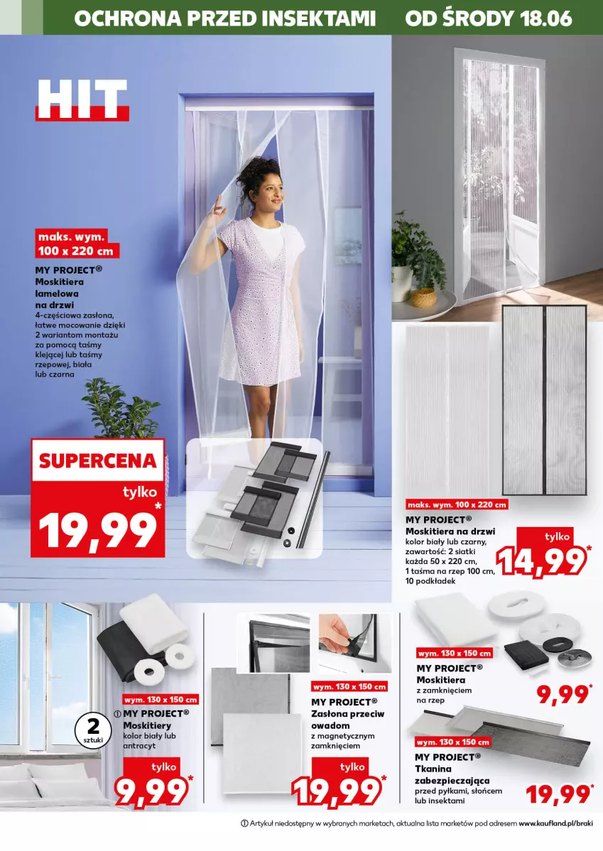 Gazetka promocyjna Kaufland - Kaufland - ważna 18.06 do 25.06.2025 - strona 10 - produkty: Dres, Drzwi, Klej, Piec, Podkład, Zasłona