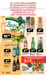 Gazetka promocyjna Netto - Od Poniedziałku - Gazetka - ważna od 18.07 do 18.07.2026 - strona 26 - produkty: Piwa, Piwo, Gin, Gra, Namysłów, Heineken, Tyskie, Limonka, Braun, Karmi, Mięta, Kozel