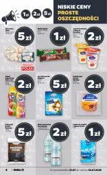 Gazetka promocyjna Netto - Od Poniedziałku - Gazetka - ważna od 18.07 do 18.07.2026 - strona 4 - produkty: Mozzarella, Piec, Ser, Mus, Jogurt, Hamburger, Napój jogurtowy, Pieczarka, Burger, Morliny, Rodzynki, Woda mineralna, Woda, Napój, Cisowianka