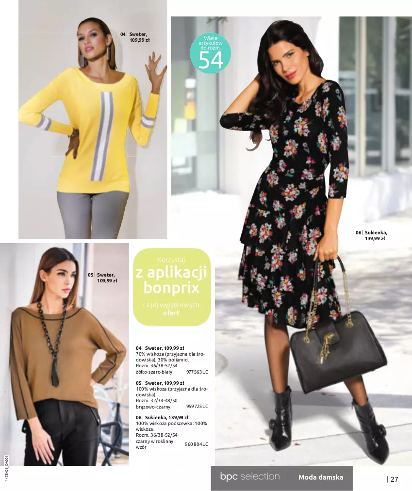 Gazetka promocyjna Bonprix - Total Look - ważna 18.01 do 18.07.2023 - strona 29 - produkty: Sukienka, Sweter