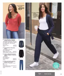 Gazetka promocyjna Bonprix - Total Look - Gazetka - ważna od 18.07 do 18.07.2023 - strona 39 - produkty: Sweter, Kurtka, Pasek, Dżinsy, Wełna