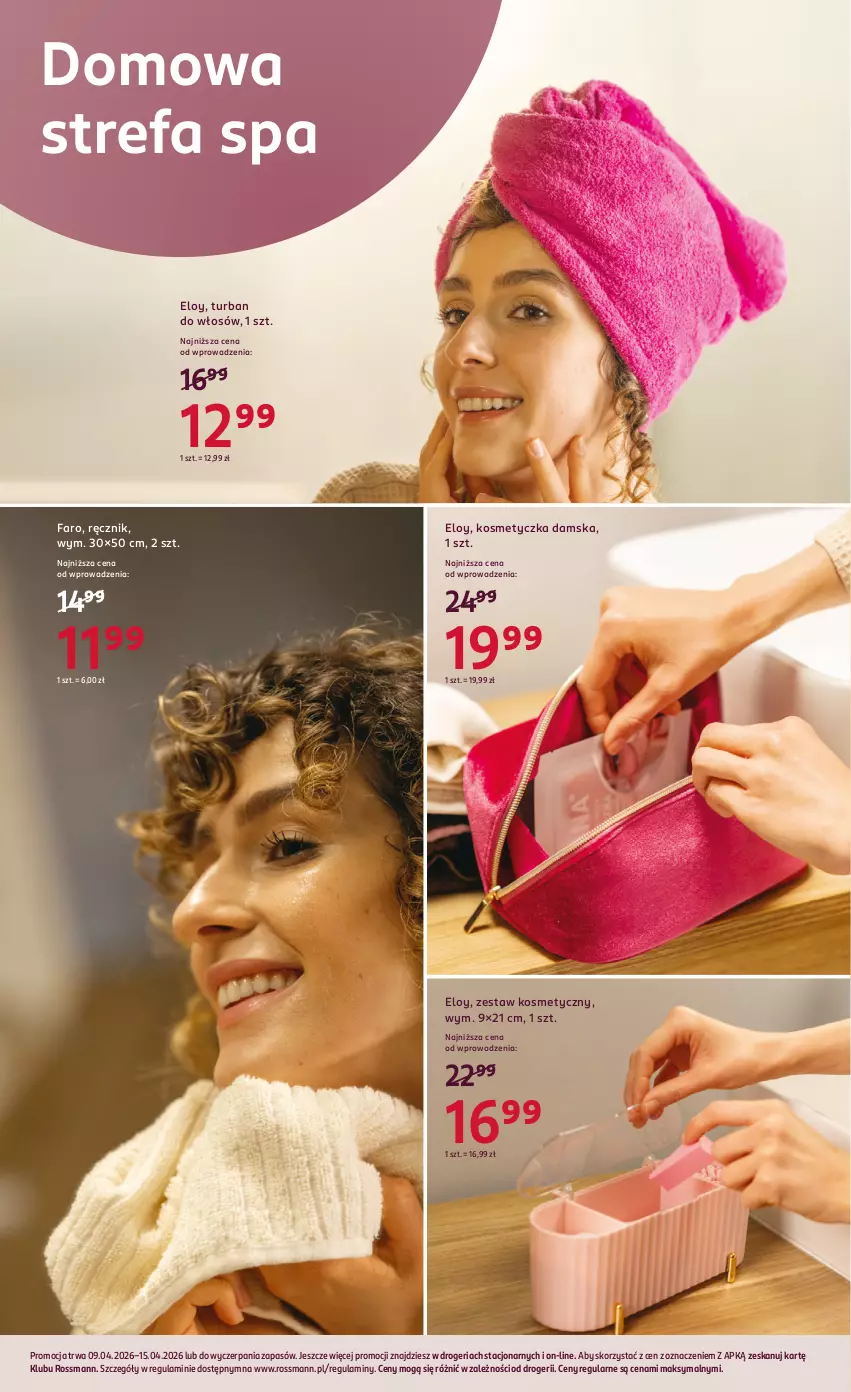 Gazetka promocyjna Rossmann - Gazetka promocyjna Rossmanna - ważna 09.04 do 15.04.2026 - strona 7 - produkty: Fa, Kosmetyczka, Ręcznik