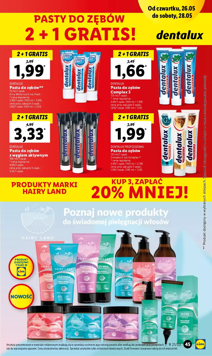 Gazetka promocyjna Lidl - GAZETKA - ważna 26.05 do 28.05.2022 - strona 45 - produkty: Gra, Pasta do zębów