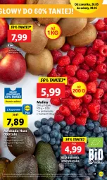 Gazetka promocyjna Lidl - GAZETKA - Gazetka - ważna od 28.05 do 28.05.2022 - strona 17 - produkty: Por, Borówka, Borówka amerykańska, Kiwi, Maliny