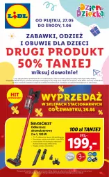 Gazetka promocyjna Lidl - GAZETKA - Gazetka - ważna od 28.05 do 28.05.2022 - strona 48 - produkty: Odkurzacz, Gra, Rama, Tran, Obuwie, Dzieci, Akumulator
