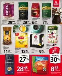 Gazetka promocyjna Selgros - Oferta spożywcza - Gazetka - ważna od 27.10 do 27.10.2021 - strona 23 - produkty: Earl Grey, Kawa rozpuszczalna, Kawa ziarnista, Saga, Dallmayr, Kawa mielona, Kawa, Herbata czarna, Jacobs Krönung, Lipton, Jacobs, Herbata, Fa