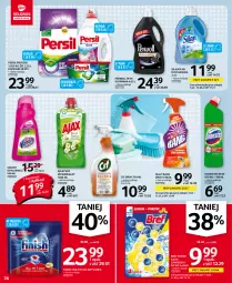 Gazetka promocyjna Selgros - Oferta spożywcza - Gazetka - ważna od 27.10 do 27.10.2021 - strona 36 - produkty: Płyn do prania, Domestos, Cif, Ajax, Finish, Zawieszka do wc, Bref, Tablet, Persil, Cillit Bang, Odplamiacz, Silan, Płyn do płukania, Perwoll, Vanish