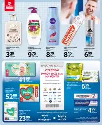 Gazetka promocyjna Selgros - Oferta spożywcza - Gazetka - ważna od 27.10 do 27.10.2021 - strona 38 - produkty: Mydło w płynie, Naturell, Palmolive, Pampers, Majtki, Pasta do zębów, Adidas, Chusteczki, Szampon, Podpaski, Pieluchomajtki, Mydło, Elmex, Wkładki, Luksja, Blend-a-Med, Nivea, Naturella