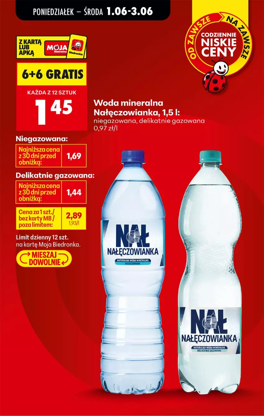 Gazetka promocyjna Biedronka - Od Poniedziałku - ważna 01.06 do 06.06.2026 - strona 11 - produkty: Gra, Nałęczowianka, Woda, Woda mineralna