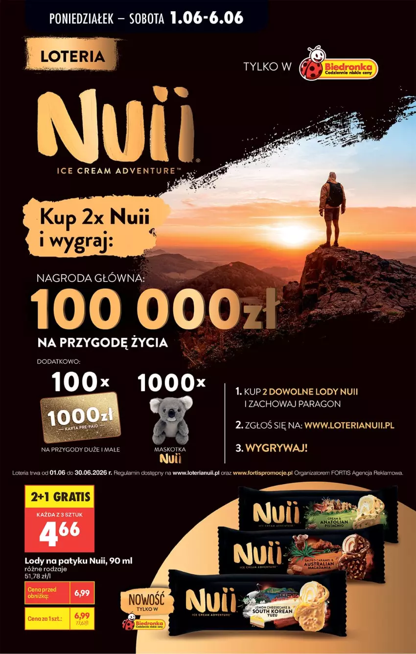 Gazetka promocyjna Biedronka - Od Poniedziałku - ważna 01.06 do 06.06.2026 - strona 20 - produkty: Gra, Lody