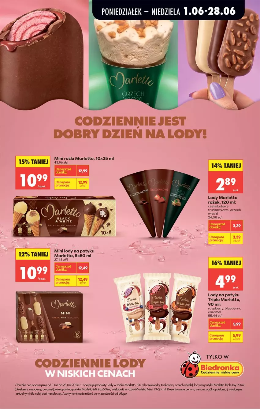 Gazetka promocyjna Biedronka - Od Poniedziałku - ważna 01.06 do 06.06.2026 - strona 24 - produkty: Czekolada, Fa, Lack, Lody