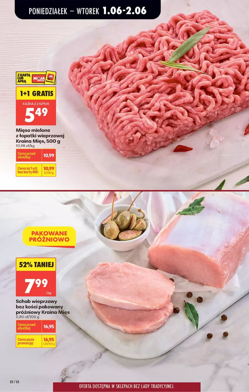 Gazetka promocyjna Biedronka - Od Poniedziałku - ważna 01.06 do 06.06.2026 - strona 31 - produkty: Gra, Mięso, Mięso mielone, Mięso mielone z łopatki wieprzowej, Schab wieprzowy