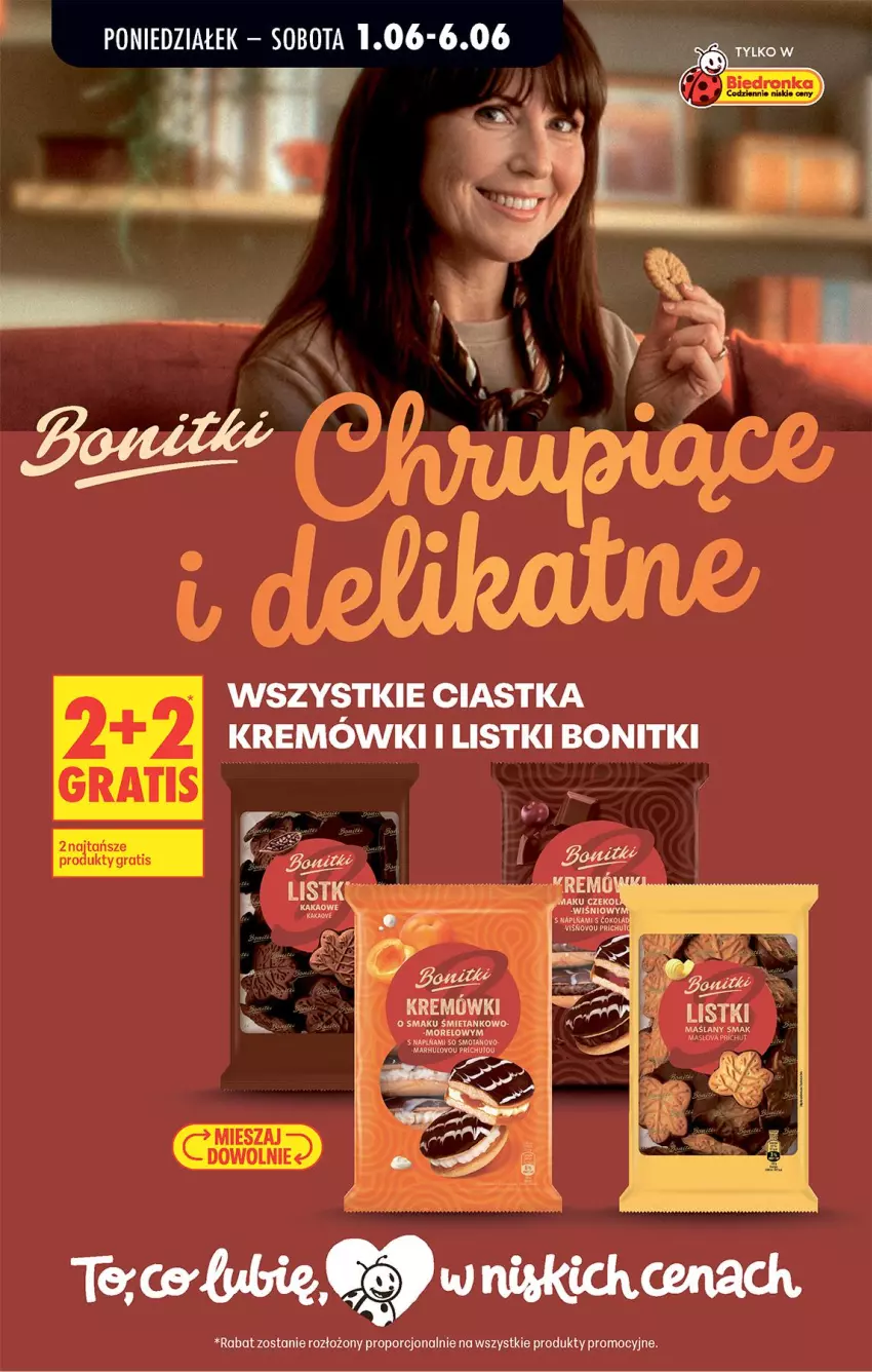 Gazetka promocyjna Biedronka - Od Poniedziałku - ważna 01.06 do 06.06.2026 - strona 63 - produkty: Bonitki, Ciastka, Gra, Por